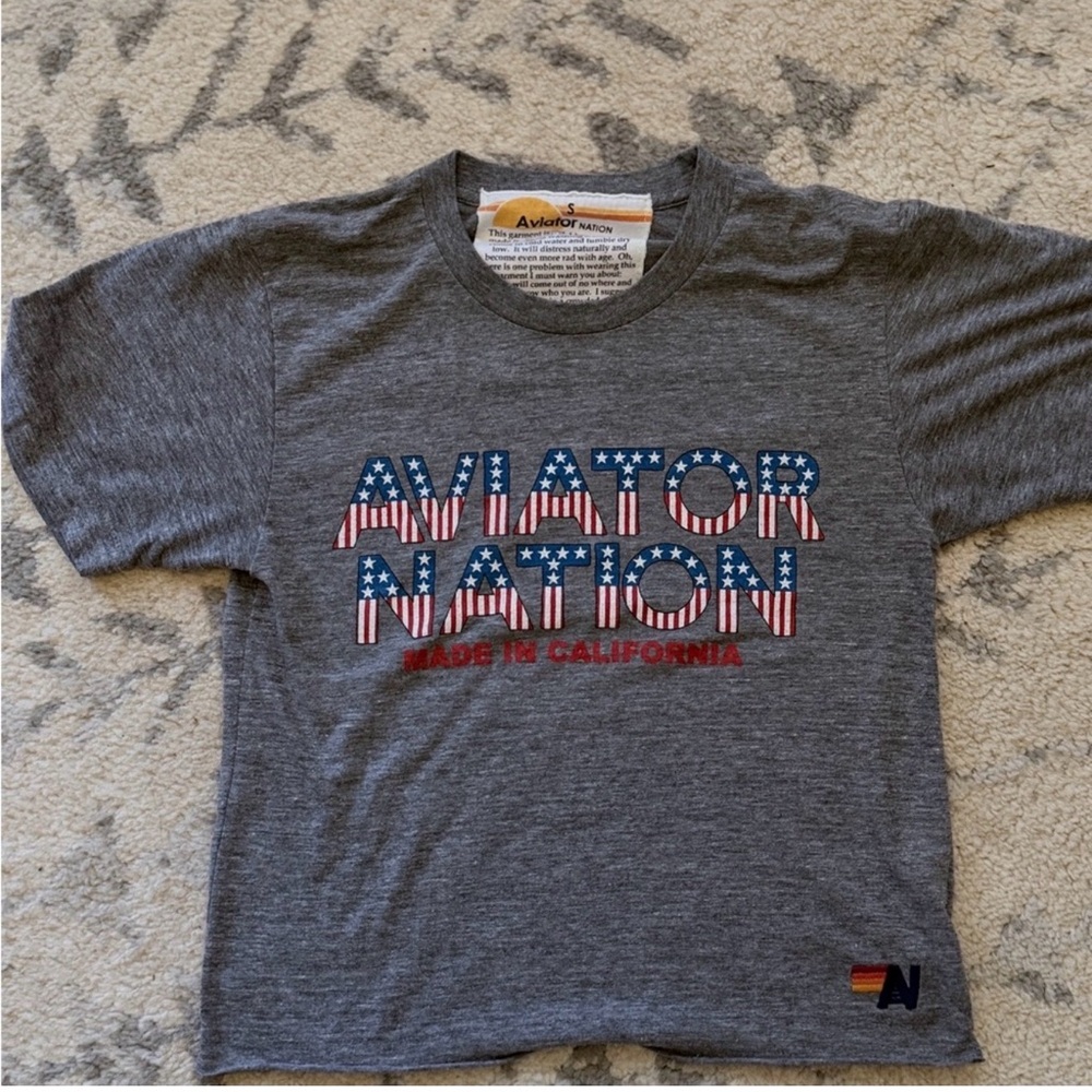 🇺🇸 Aviator Nation July 4th Boyfriend Tee - Picture 6 of 7